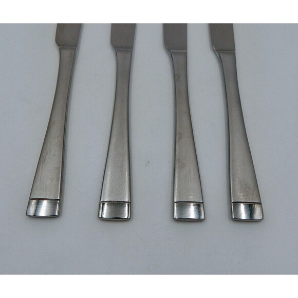 Oneida Stainless Flatware Mercer New French Dinner Knife Satin Frosted 18/0 S/4 - Picture 5 of 10